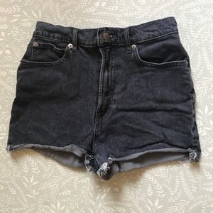 Everlane Way High Denim Shorts